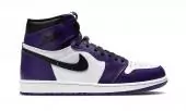 promotions classiques jordan 1 retro high og court purple white